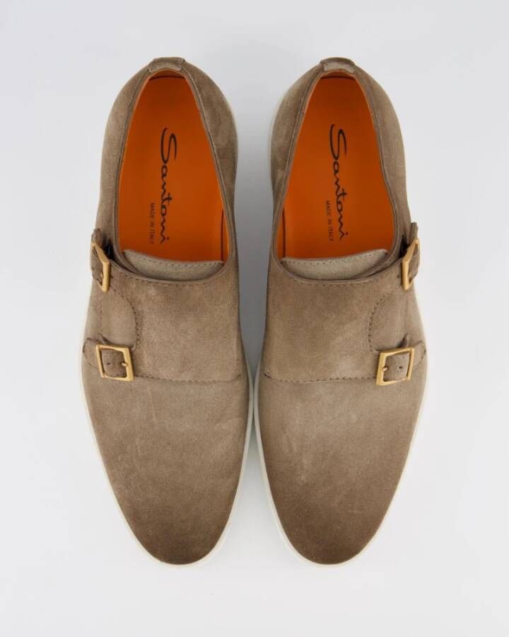 Santoni Stijlvolle Bankable Schoenen voor Heren Beige Heren