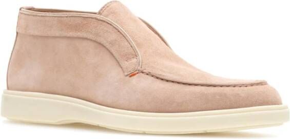 Santoni Stijlvolle Enkellaarzen Beige Heren