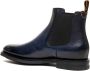 Santoni Stijlvolle Enkellaarzen Blue Heren - Thumbnail 4