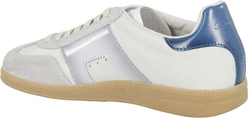 Santoni Stijlvolle leren schoenen voor mannen White Heren