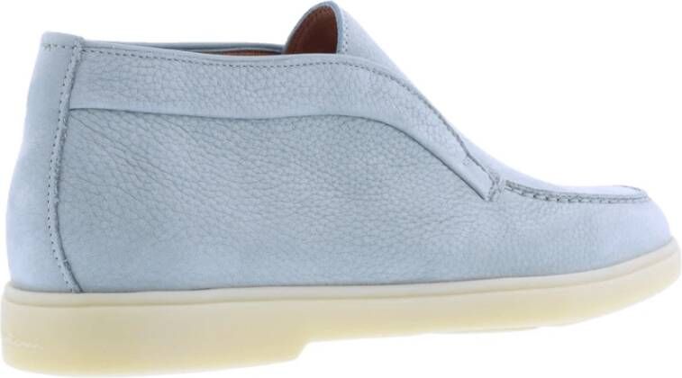 Santoni Stijlvolle Loafer Schoenen Blue Dames