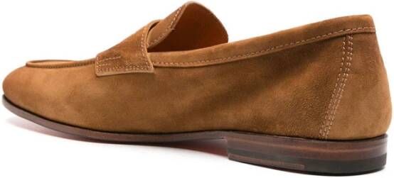 Santoni Stijlvolle Loafers voor Heren Brown Heren