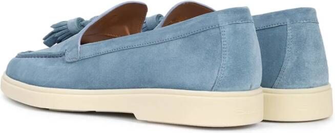 Santoni Stijlvolle Loafers voor Mannen Blue Dames