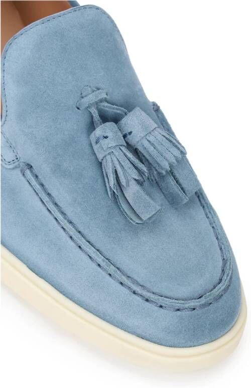 Santoni Stijlvolle Loafers voor Mannen Blue Dames