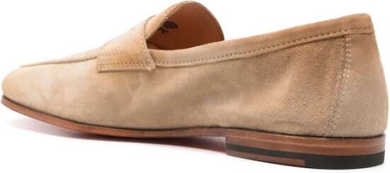 Santoni Stijlvolle Loafers voor Mannen Brown Heren