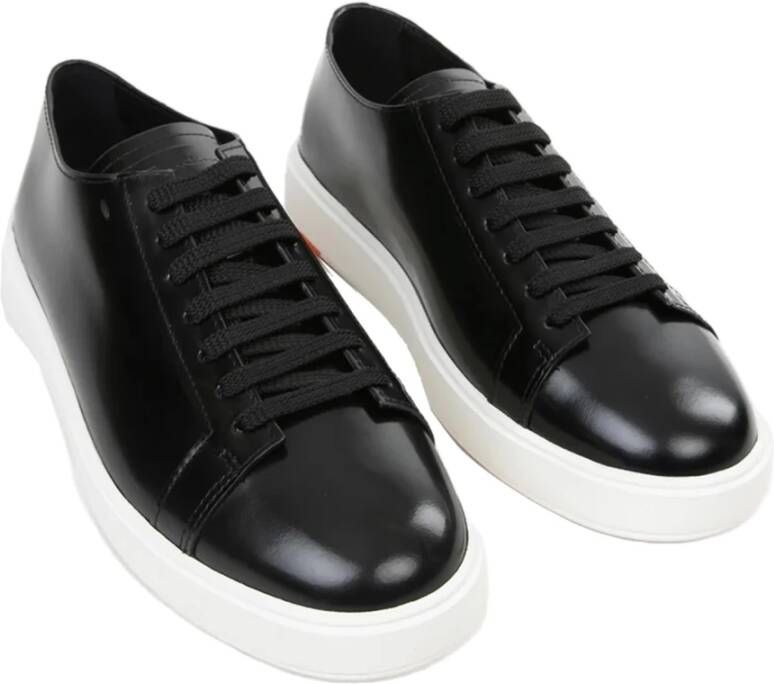 Santoni Stijlvolle Sneakers Black Heren