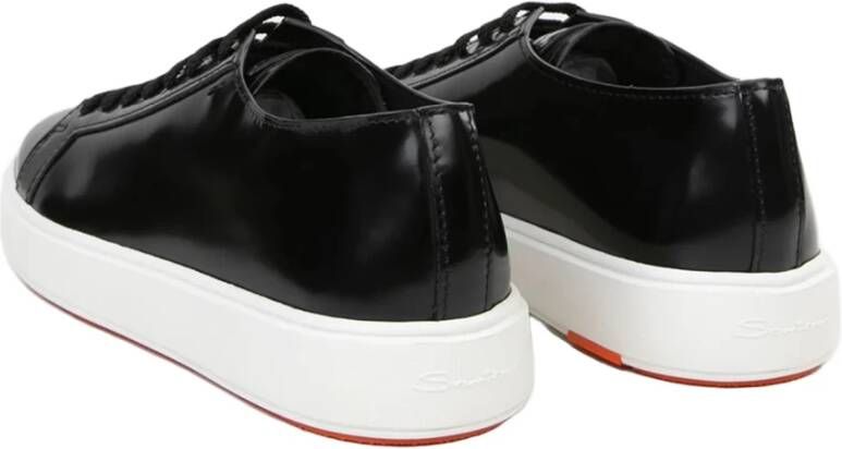 Santoni Stijlvolle Sneakers Black Heren