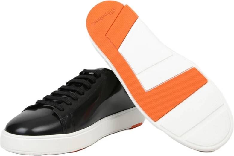 Santoni Stijlvolle Sneakers Black Heren