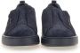 SANTONI Lage Sneakers Heren 21995 Maat: 41 5 42 Materiaal: Suède Kleur: Blauw - Thumbnail 6