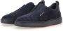 SANTONI Lage Sneakers Heren 21995 Maat: 41 5 42 Materiaal: Suède Kleur: Blauw - Thumbnail 7