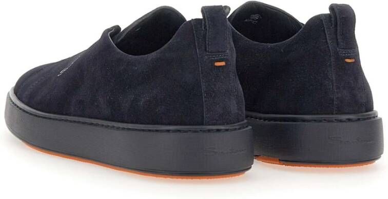 Santoni Stijlvolle Sneakers Blue Heren