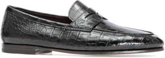 Santoni Stijlvolle Sneakers met Uniek Ontwerp Black Heren