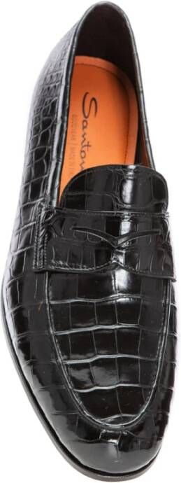 Santoni Stijlvolle Sneakers met Uniek Ontwerp Black Heren