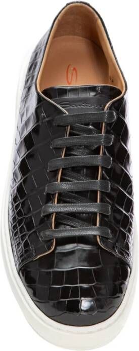 Santoni Stijlvolle Sneakers Mpcd21669Barefcon51 Black Heren