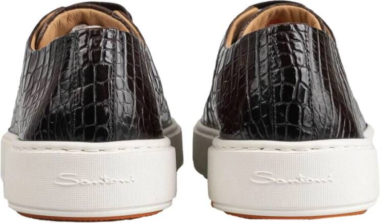 Santoni Stijlvolle Sneakers voor Heren Brown Heren