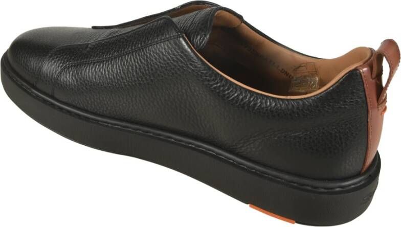 Santoni Stijlvolle Sneakers voor Mannen en Vrouwen Black Heren