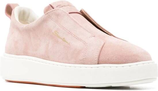 Santoni Stijlvolle Sneakers voor Mannen Pink Dames