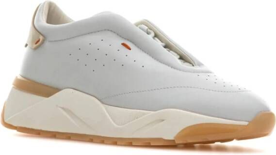 Santoni Stijlvolle Sneakers voor Moderne Look White Dames