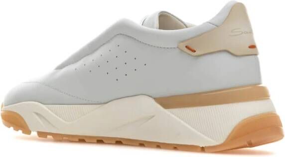 Santoni Stijlvolle Sneakers voor Moderne Look White Dames