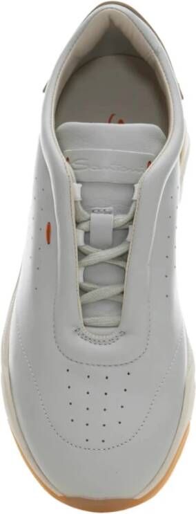 Santoni Stijlvolle Sneakers voor Moderne Look White Dames