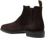 Santoni Suède Chelsea Laarzen Ronde Neus Stijl Brown Heren - Thumbnail 4