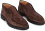 Santoni Klassieke Suede Chukka Boot Brown Heren - Thumbnail 2