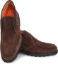 Santoni Klassieke Suede Chukka Boot Brown Heren - Thumbnail 4