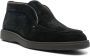 Santoni Suede Desert Boots Black Heren - Thumbnail 4