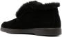 Santoni Suède Leren Loafers Rubberen Zool Black Dames - Thumbnail 3