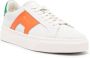 Santoni Suede Sneaker in Beige en Groen White Dames - Thumbnail 2