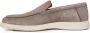 Santoni Taupe Suède Loafers Rubber Zool Beige Heren - Thumbnail 6