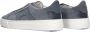 SANTONI Lage Sneakers Heren Velvet Sneaker Maat: 43 Materiaal: Velvet Kleur: Blauw - Thumbnail 3