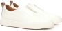 Santoni Witte leren instap sneakers White Heren - Thumbnail 2