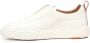 Santoni Witte leren instap sneakers White Heren - Thumbnail 4