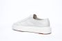 Santoni Witte Leren Sneakers met Voorsluiting White Dames - Thumbnail 3