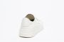 Santoni Witte Leren Sneakers Rubberen Zool White Heren - Thumbnail 3