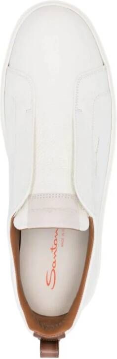 Santoni Witte Victor Sneakers White Heren