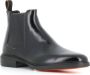 Santoni Zwarte Chelsea Leren Enkellaarzen Black Heren - Thumbnail 3