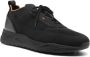 Santoni Zwarte Gebreide Sneakers met Nubuck Leer Black Heren - Thumbnail 2