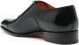 Santoni Zwarte Gepoetste Leren Oxford Schoenen Black Heren - Thumbnail 3