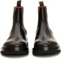 Santoni Zwarte Leren Chelsea Laarzen Black Heren - Thumbnail 4