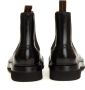 Santoni Zwarte Leren Chelsea Laarzen Black Heren - Thumbnail 5