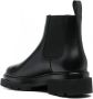 Santoni Zwarte Leren Instaplaarzen Black Dames - Thumbnail 3