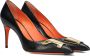 SANTONI Pumps Dames 70225 Maat: 38 Materiaal: Leer Kleur: Zwart - Thumbnail 2