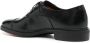 Santoni Zwarte leren sneakers met rubberen zool Black Heren - Thumbnail 2