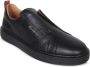 Santoni Zwarte Sneakers voor Mannen Black Heren - Thumbnail 2