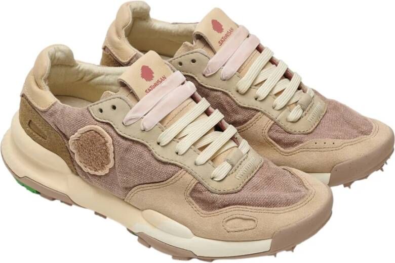 Satorisan Stijlvolle Beige Sneakers Beige Dames