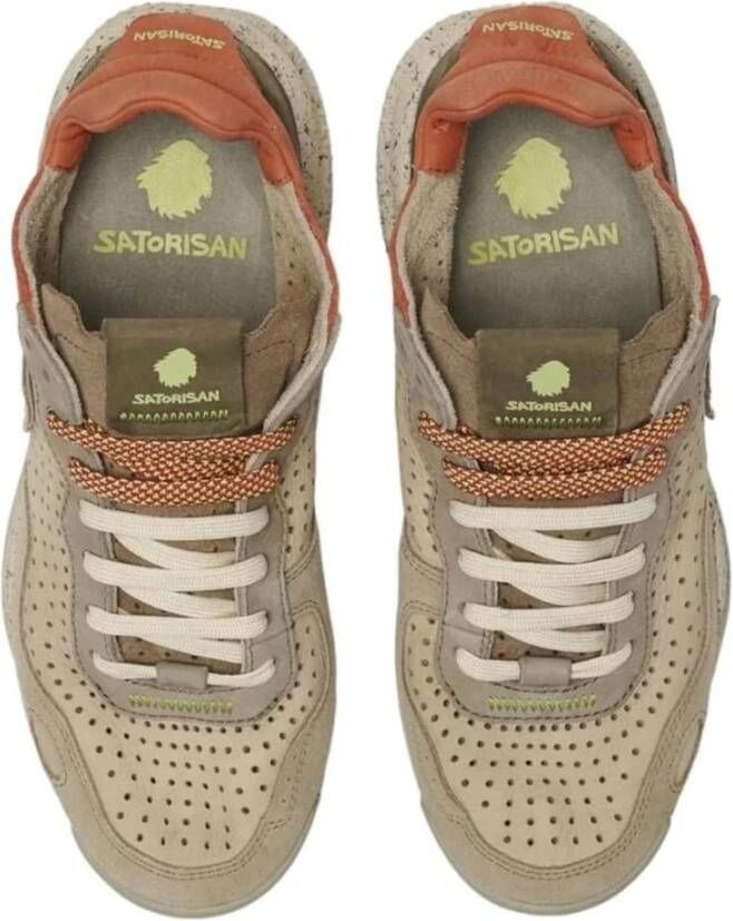 Satorisan Chacrona Laser Premium Sneakers Beige Heren