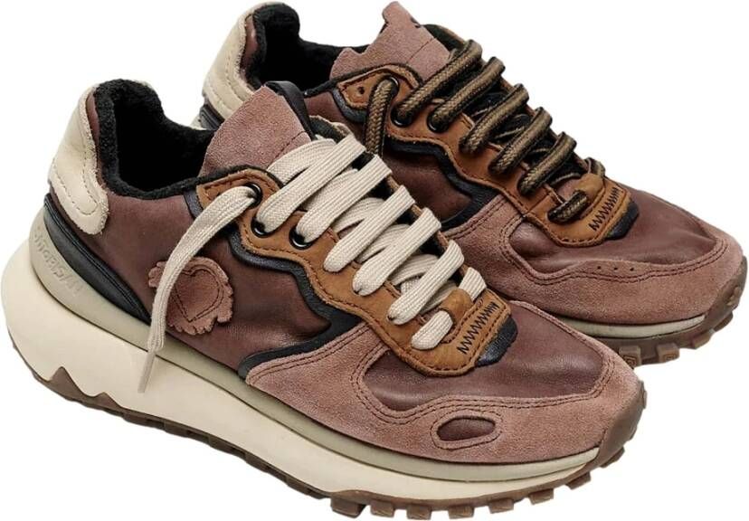 Satorisan Chacrona Metta Premium Sneakers Brown Dames