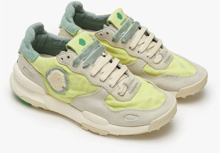 Satorisan Groene Sneakers Green Heren